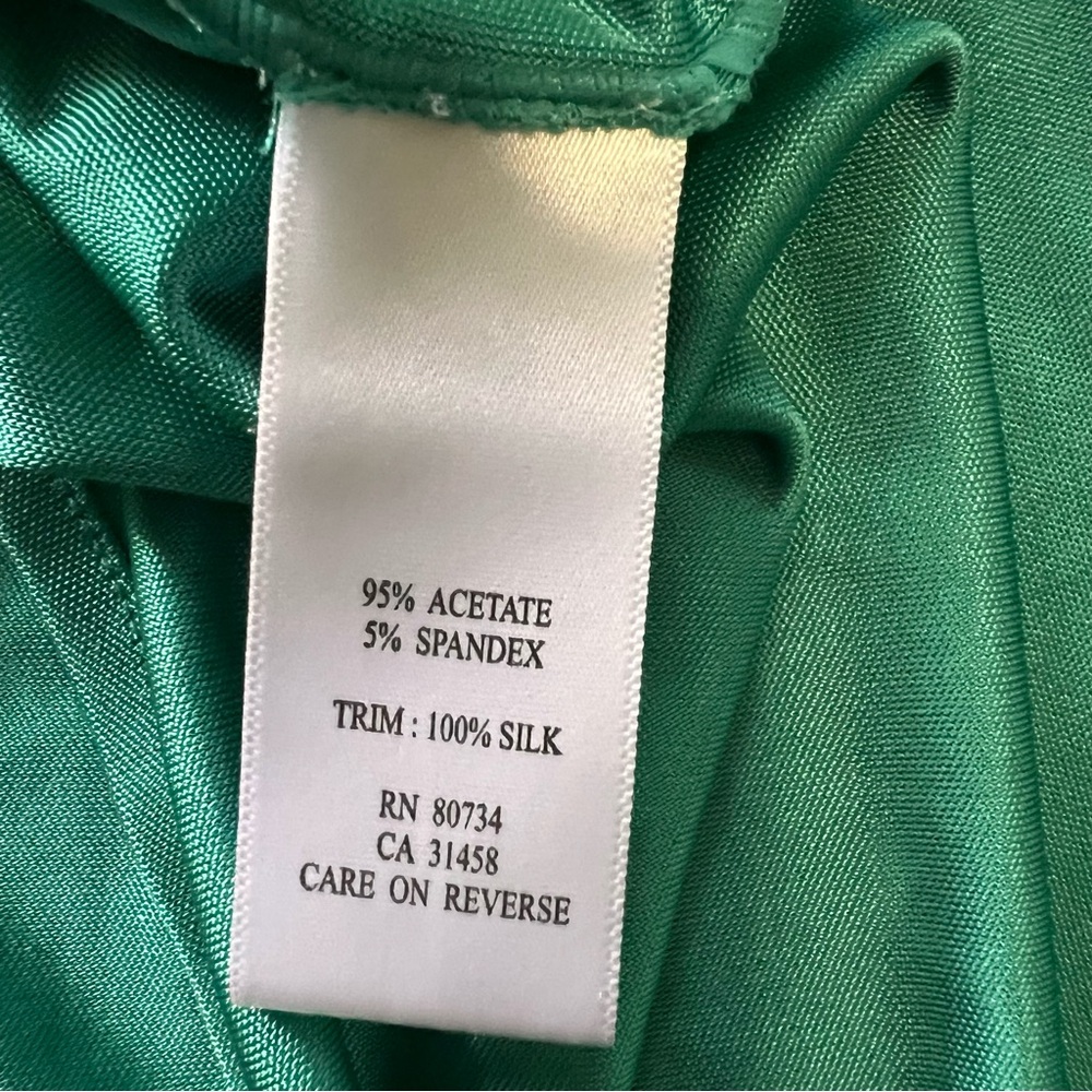 BCBGMAXAZRIA Emerald Green Mini Dress - Picture 5 of 7
